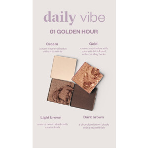 PAESE Lidschatten Palette Daily Vibe #01 golden hour