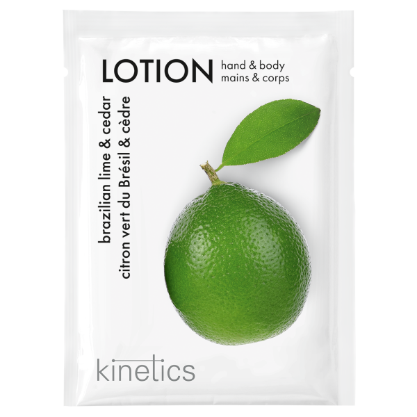 Kinetics Tester Hand- und Bodylotion 3ml Brazilian Lime & Cedar